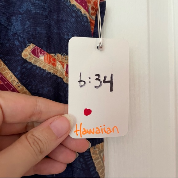 1960s Paradise Hawaii Geometric Patterned Sleeveless Tunic - Picture 6 of 9